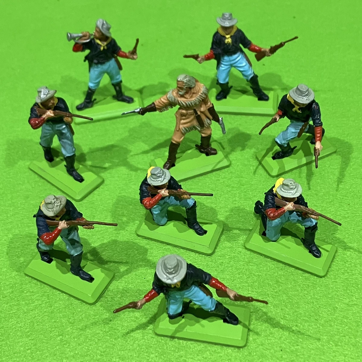 Lot De 5 Figurines Deetail Britains Ltd – Soldats Vintage – Fabriqué En Angleterre 1971