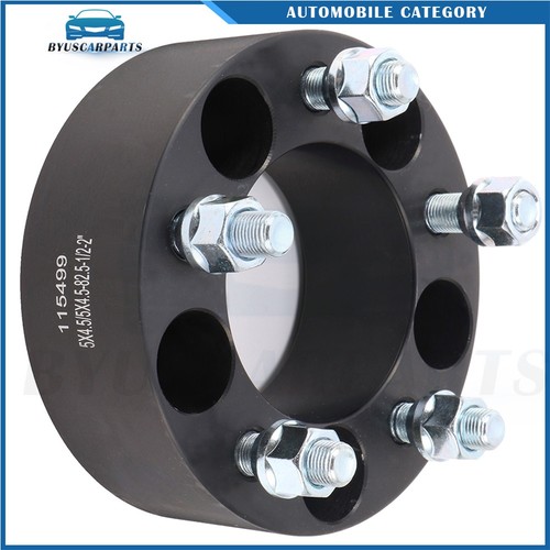 4 Pcs 2'' 5x4.5 Wheel Spacers For Jeep Grand Cherokee Wrangler 1993-1998 1/2"x20 - Picture 6 of 6