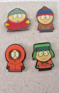 Job Lot Bundle 4 South Park Character Pin Badges