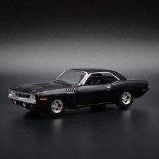 1971 71 Plymouth Cuda Muscle Car Black 164 Scale Collectible Diecast Model Car 1971 71 Plymouth Cuda Muscle Car Black 164 Scale Collectible Diecast Model Car