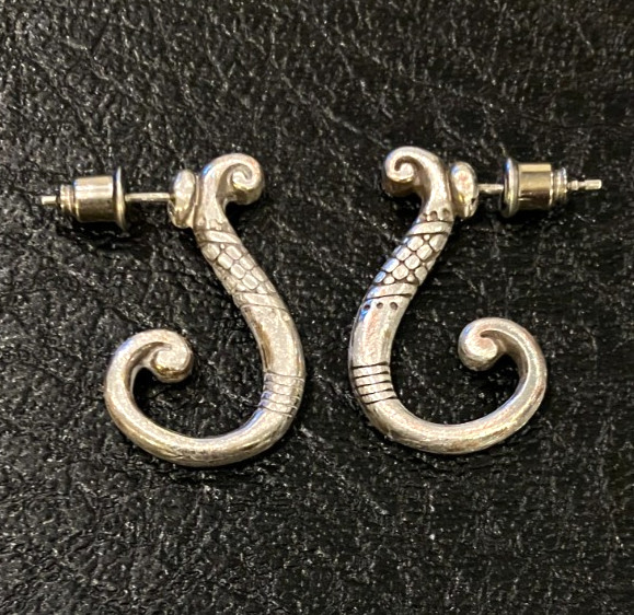 Brighton Swirl Scroll Dangle Drop Post Earrings S… - image 5