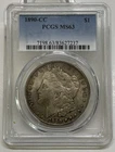 1890-CC Morgan Dollar $1 PCGS  MS63 BU Uncirculated Key Date Carson City Toning