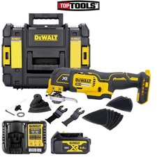DeWalt DCS355N 18V MultiTool With Acc. + 1 x 4Ah Battery, Charger & T-Stack Case