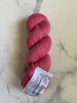 Cascade Venezia Sport Sock Yarn Merino/Silk Pink Hank Color 193