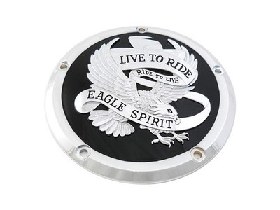 Kupplungsdeckel Für Harley-Davidson Touring Black Eagle Spirit Live To Ride