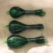 High Percentage Salmon Trolling Flies Pack Of 3- 4” Rigged