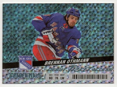 2024-25 Upper Deck Credentials Brandon Othmann Debut Ticket Access Rangers
