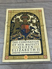 The Coronation of Queen Elizabeth II 1953 Official Souvenir Programme King