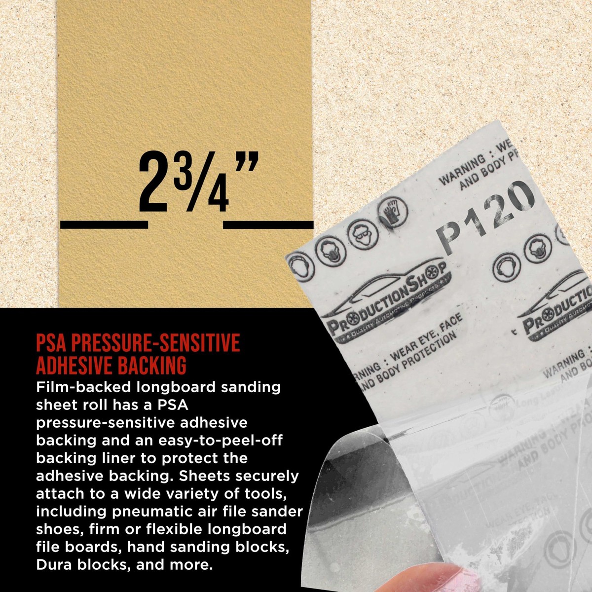Carta Abrasiva Dura-Gold Premium 120 Grit Gold PSA Per Longboard Rotolo Continuo Lungo 20 Iarde E Largo 2 34 Carta Abrasiva Autoadesiva Con~p119260940