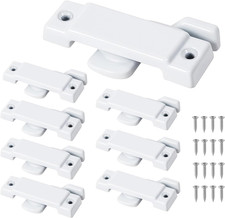 8PCS Windows Lock, Window Sash Locks,Window Latch,Window Locks for up and down W