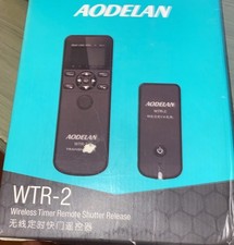 AODELAN WTR-2 Wireless Shutter Release Timer Remote Control New Open Box
