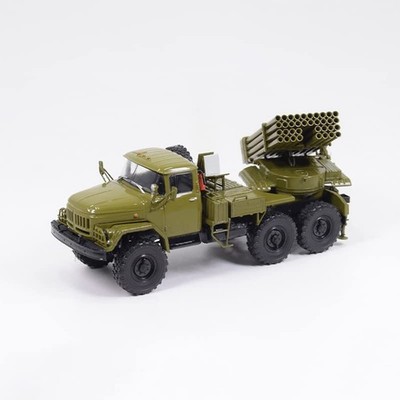 Modimio 1/43 Complete Soviet Zil-131 Grad-1 Hail Bm-21 Rocket Laucher System Mo