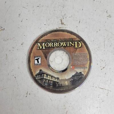 The Elder Scrolls III: Morrowind - (PC, 2003) Disc Only