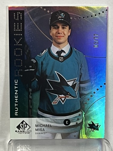 Michael Misa [Rainbow] #AR-MM 2025 SP Game Used Authentic Rookies card
