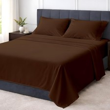 Queen 4 Piece Sheet Set, Ultra Soft Microfiber Bed Sheets Queen Size, Breathable