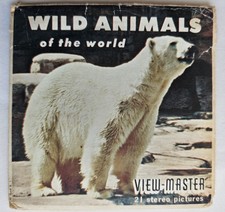 Wild Animals of the World View Master Packet B614 3 Reel Set Book Complete