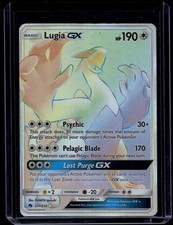Pokemon TCG Lugia GX 227/214 Sun & Moon Lost Thunder Secret Rare HP