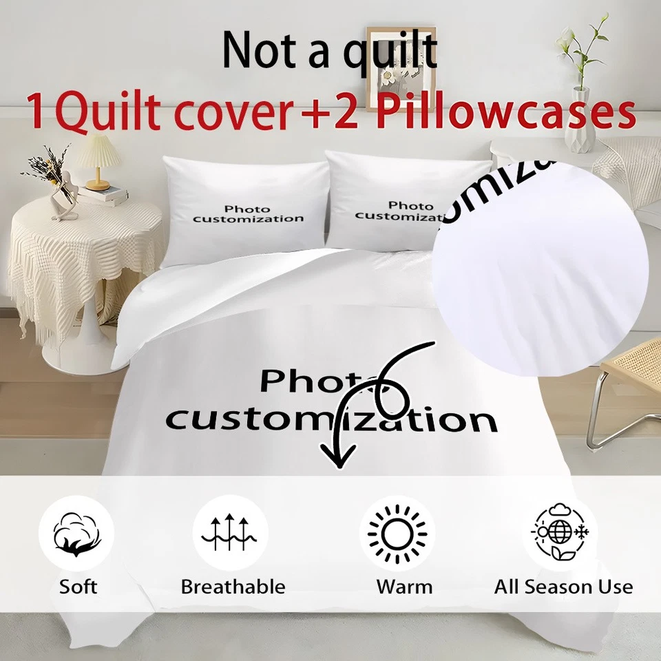 Juego de funda nórdica edredón de fútbol fútbol fundas de almohada gemelas completas Queen King decoración artística Foto 4 de 4