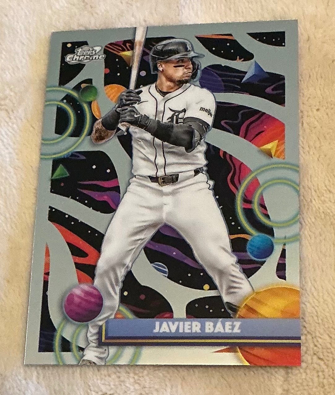 Javier Baez 2025 Topps Chrome Cosmic #125