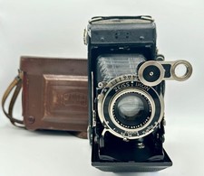 Vintage Zeiss Ikon Nettar 517/16 6x6 Klappkamera Tessar 4.5/105mm Case