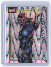 2026 Topps Chrome Marvel Baron Zemo #9 RayWave Refractor Avengers Comics Villain