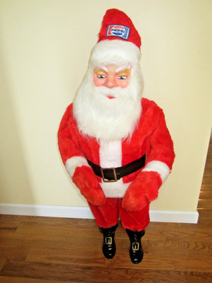 1970's Howard Gale Santa Pepsi Advertisement 40'' Tall