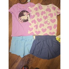 Cat  Jack All In Motion Girls Short Tshirt Bundle Size 14