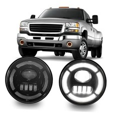 LED Fog Lights With DRL-For 2007-2013 GMC For GMC Sierra 07-13 Sierra LED DRL