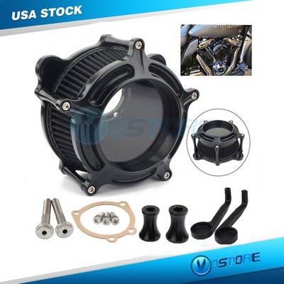 Air Cleaner Intake Filter For HarleyTouring Street Glide Road King Softail Dyna