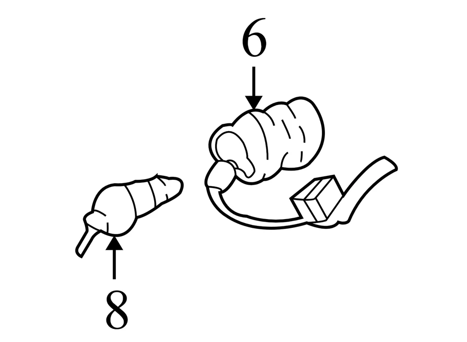 Interruptor de ignição Chevrolet Impala 2000-2005 com chave usado 22670487 fabricante de equipamento original - Imagem 2 de 4