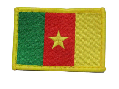 Cameroon Country Flag Iron On Patch 
