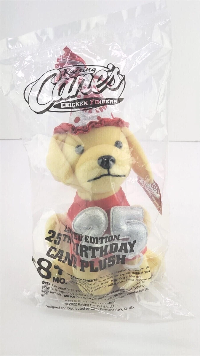 Raising cane's cheap dog plush