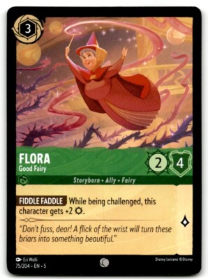 Disney Lorcana Trading Card TCG Flora #75 Shimmering Skies | eBay