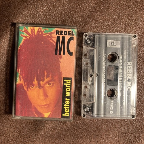 1990 REBEL MC Better World Cassette Tape Single
