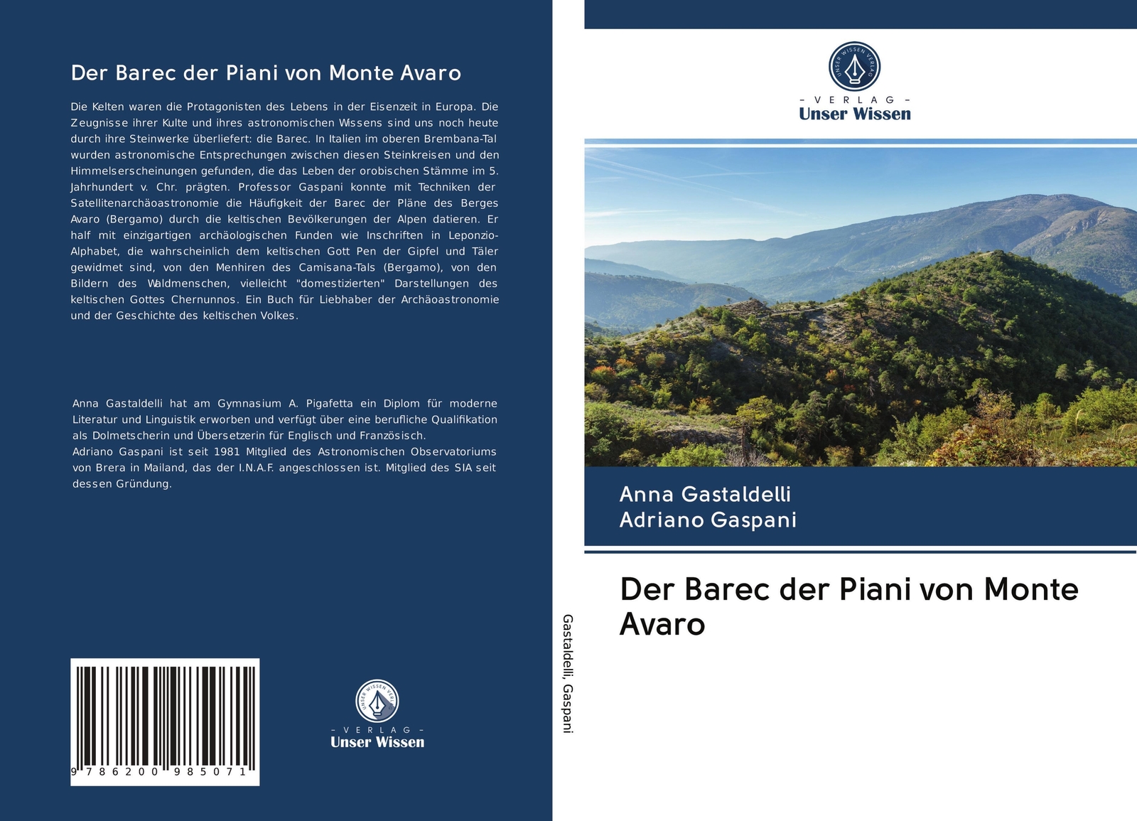 Der Barec Der Piani Von Monte Avaro | Anna Gastaldelli (u. A.) |