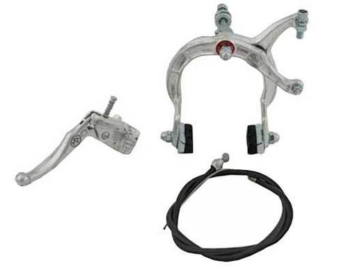 Alloy MX Old School BMX Brake Set Front or Rear Caliper Lever Cable Bikes - Picture 9 of 11