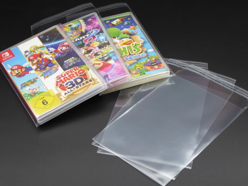 Nintendo Switch Game Sleeves - Protective Cases - Slides - 25 Pack 50 Pack 100 - Image 2 of 4