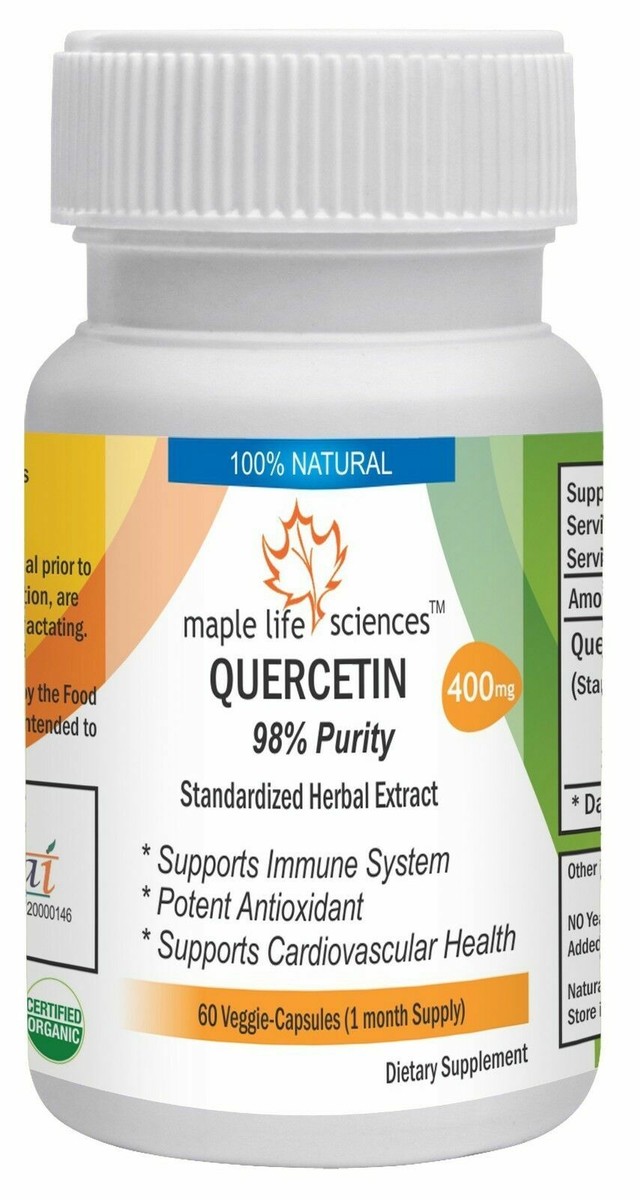 Quercetin 98% Powder – Pure High Quality Dietary Supplement – Maple Lifesciences
