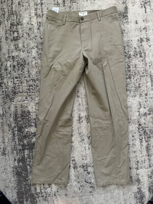 Vintage USA Dockers Tan Pleated Twill Classic Fit No Wrinkle