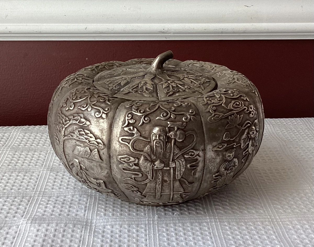 中国古董银盒| eBay