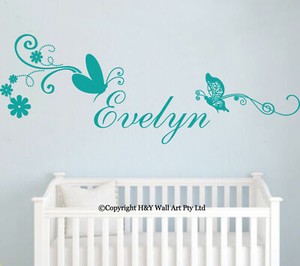 personalised name wall art