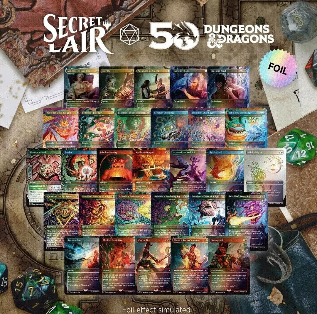 Secret Lair x Dungeons & Dragons®: Loot the Room with Foils Bundle