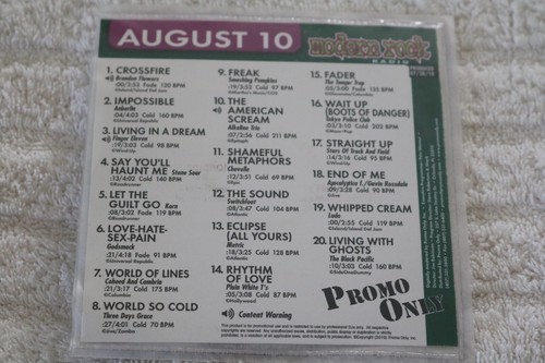 Promo Only Modern Rock Radio Aug 2010 NM USA CD Brandon Flowers Stone Sour - Bild 2 von 2