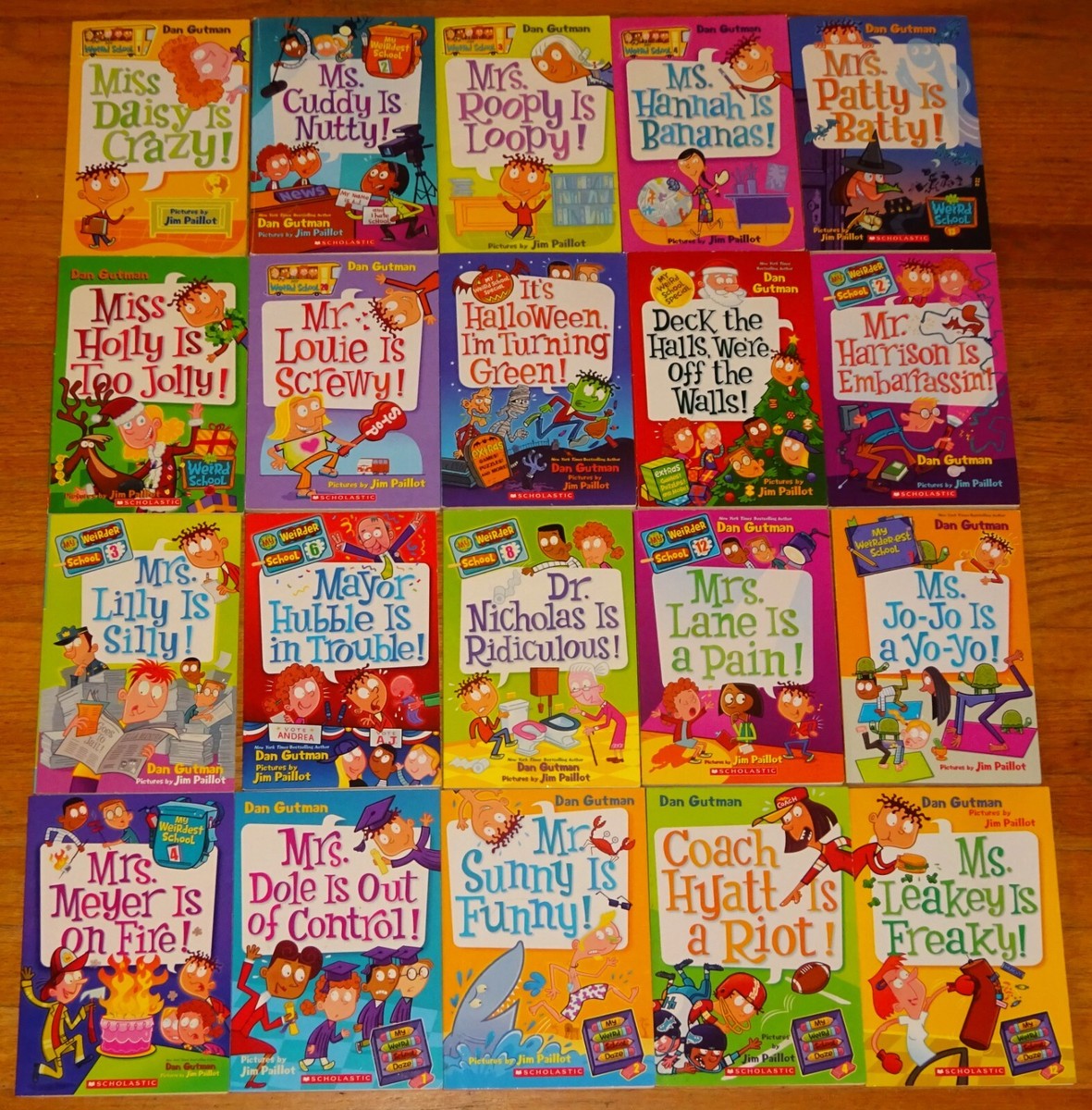 LOT 20 MY WEIRD~WEIRDER~WEIRDEST~WEIRD SCHOOL DAZE+ BOOKS