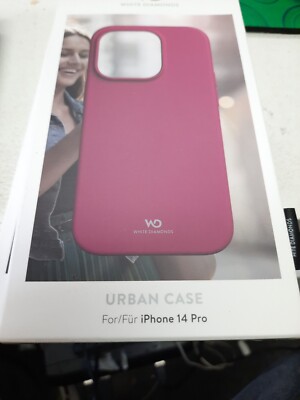 White Diamonds Urban Case Schutzhülle Pink für Iphone 14 Pro Silikon Rutschfest