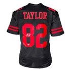 John Taylor Signed San Francisco Black Football Jersey (JSA)