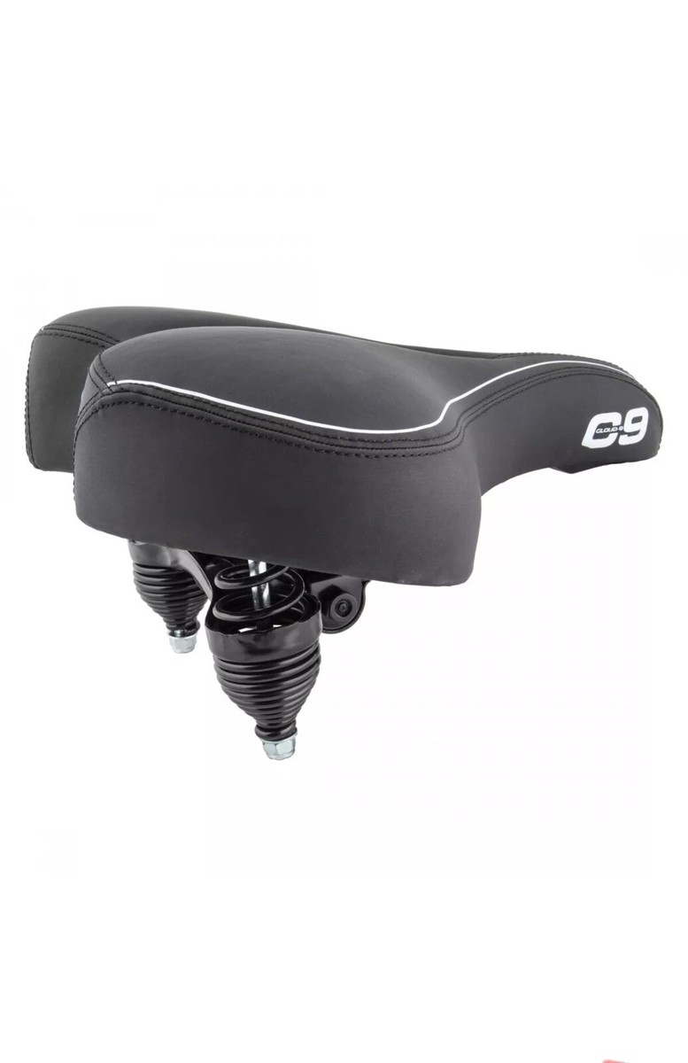 Sunlite Cloud-9 Bicycle Suspension Cruiser Saddle Black for sale