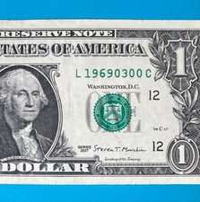 1969 March (L 19690300 C) YEAR / MONTH $1 One Dollar Bill (1969 / 03__)