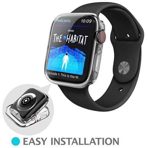 For Apple Watch Case Full Protective Cover iWatch 1234 40/42 Black Silver Clear - Zdjęcie 23 z 33