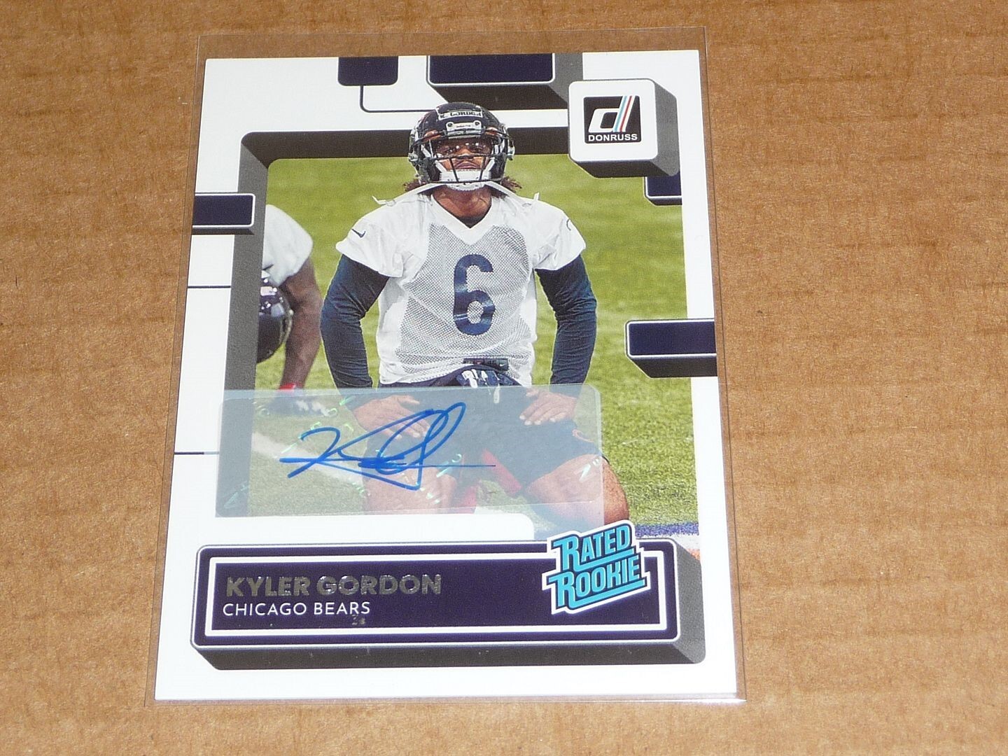 2022 Panini Donruss KYLER GORDON AUTOGRAPH/AUTO ROOKIE BEARS #367 A6873